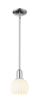 Arcadia One Light Mini Pendant in Polished Chrome (405|716-1S-PC-G1217-6WV)