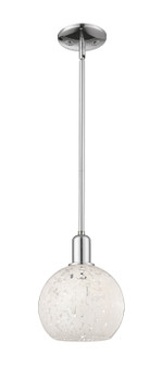 Arcadia One Light Mini Pendant in Polished Chrome (405|716-1S-PC-G1216-8WM)