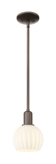Arcadia One Light Mini Pendant in Oil Rubbed Bronze (405|716-1S-OB-G1217-6WV)