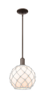 Arcadia One Light Mini Pendant in Oil Rubbed Bronze (405|716-1S-OB-G121-10RW)