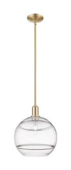 Arcadia One Light Mini Pendant in Champagne Bronze (405|716-1S-CB-G556-12CL)