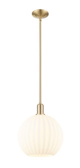 Arcadia One Light Mini Pendant in Champagne Bronze (405|716-1S-CB-G1217-12WV)