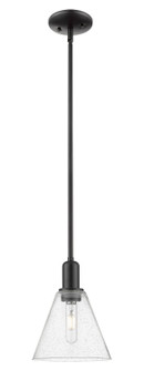 Arcadia One Light Mini Pendant in Matte Black (405|716-1S-BK-GBC-84)