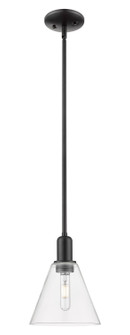 Arcadia One Light Mini Pendant in Matte Black (405|716-1S-BK-GBC-82)