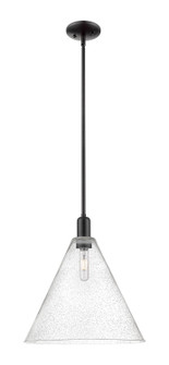 Arcadia One Light Mini Pendant in Matte Black (405|716-1S-BK-GBC-164)