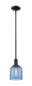Arcadia One Light Mini Pendant in Matte Black (405|716-1S-BK-G558-6BL)