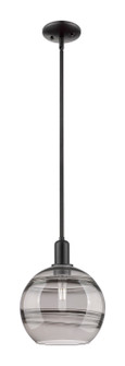 Arcadia One Light Mini Pendant in Matte Black (405|716-1S-BK-G556-10SM)