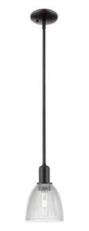 Arcadia One Light Mini Pendant in Matte Black (405|716-1S-BK-G382)
