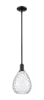 Arcadia One Light Mini Pendant in Matte Black (405|716-1S-BK-G372)
