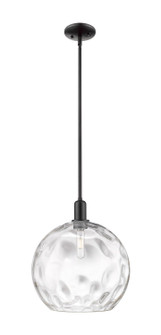 Arcadia One Light Mini Pendant in Matte Black (405|716-1S-BK-G1215-14)