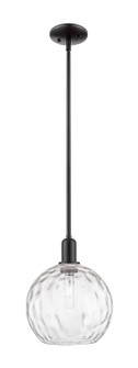 Arcadia One Light Mini Pendant in Matte Black (405|716-1S-BK-G1215-10)