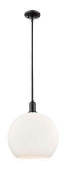Arcadia One Light Mini Pendant in Matte Black (405|716-1S-BK-G121-14)