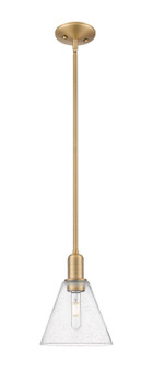 Arcadia One Light Mini Pendant in Brushed Brass (405|716-1S-BB-GBC-84)