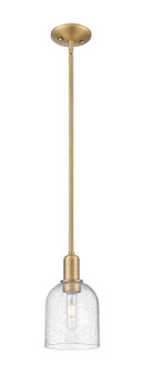 Arcadia One Light Mini Pendant in Brushed Brass (405|716-1S-BB-G558-6SDY)