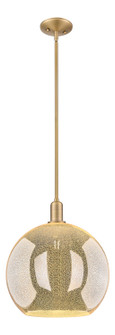 Arcadia One Light Mini Pendant in Brushed Brass (405|716-1S-BB-G128-14)