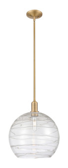 Arcadia One Light Mini Pendant in Brushed Brass (405|716-1S-BB-G1213-14CL)