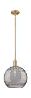 Arcadia One Light Mini Pendant in Brushed Brass (405|716-1S-BB-G1213-12SM)