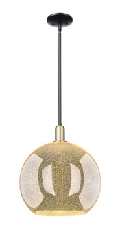 Arcadia One Light Mini Pendant in Black Antique Brass (405|716-1S-BAB-G128-14)
