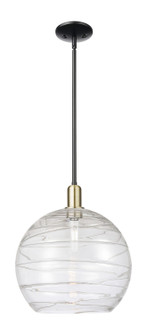 Arcadia One Light Mini Pendant in Black Antique Brass (405|716-1S-BAB-G1213-14CL)