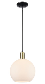 Arcadia One Light Mini Pendant in Black Antique Brass (405|716-1S-BAB-G121-10)