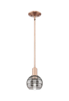 Arcadia One Light Mini Pendant in Antique Copper (405|716-1S-AC-G556-6SM)
