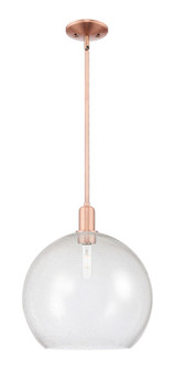 Arcadia One Light Mini Pendant in Antique Copper (405|716-1S-AC-G124-14)