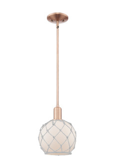Arcadia One Light Mini Pendant in Antique Copper (405|716-1S-AC-G121-8RW)