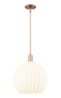 Arcadia One Light Mini Pendant in Antique Copper (405|716-1S-AC-G1217-14WV)