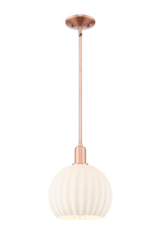 Arcadia One Light Mini Pendant in Antique Copper (405|716-1S-AC-G1217-10WV)