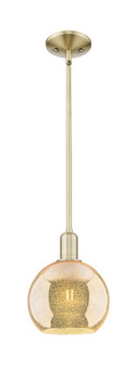 Arcadia One Light Mini Pendant in Antique Brass (405|716-1S-AB-G128-8)