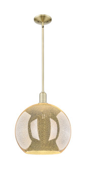 Arcadia One Light Mini Pendant in Antique Brass (405|716-1S-AB-G128-14)
