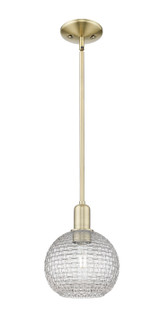Arcadia One Light Mini Pendant in Antique Brass (405|716-1S-AB-G122C-8CL)