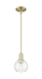 Arcadia One Light Mini Pendant in Antique Brass (405|716-1S-AB-G122-6)