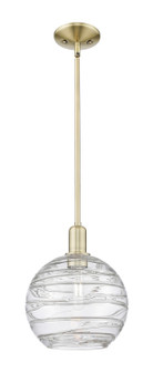 Arcadia One Light Mini Pendant in Antique Brass (405|716-1S-AB-G1213-10CL)