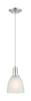 Arcadia One Light Mini Pendant in Brushed Satin Nickel (405|716-1P-SN-G381)