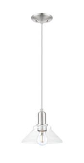 Arcadia One Light Mini Pendant in Brushed Satin Nickel (405|716-1P-SN-G132)