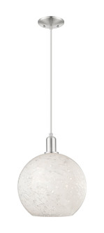 Arcadia One Light Mini Pendant in Brushed Satin Nickel (405|716-1P-SN-G1216-12WM)