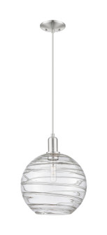 Arcadia One Light Mini Pendant in Brushed Satin Nickel (405|716-1P-SN-G1213-12CL)