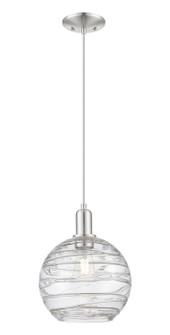Arcadia One Light Mini Pendant in Brushed Satin Nickel (405|716-1P-SN-G1213-10CL)