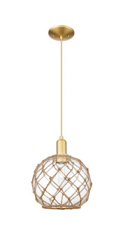 Arcadia One Light Mini Pendant in Satin Gold (405|716-1P-SG-G122-10RB)