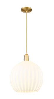 Arcadia One Light Mini Pendant in Satin Gold (405|716-1P-SG-G1217-14WV)