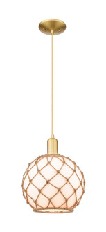 Arcadia One Light Mini Pendant in Satin Gold (405|716-1P-SG-G121-10RB)
