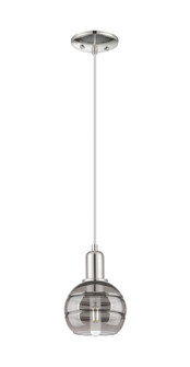 Arcadia One Light Mini Pendant in Polished Nickel (405|716-1P-PN-G556-6SM)