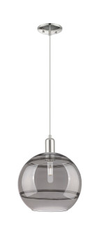 Arcadia One Light Mini Pendant in Polished Nickel (405|716-1P-PN-G556-12SM)