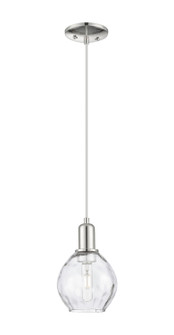 Arcadia One Light Mini Pendant in Polished Nickel (405|716-1P-PN-G362)