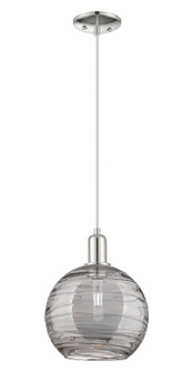 Arcadia One Light Mini Pendant in Polished Nickel (405|716-1P-PN-G1213-10SM)