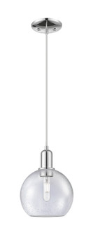 Arcadia One Light Mini Pendant in Polished Chrome (405|716-1P-PC-G124-8)