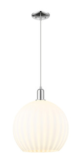 Arcadia One Light Mini Pendant in Polished Chrome (405|716-1P-PC-G1217-14WV)