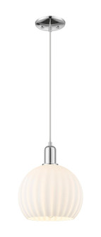 Arcadia One Light Mini Pendant in Polished Chrome (405|716-1P-PC-G1217-10WV)