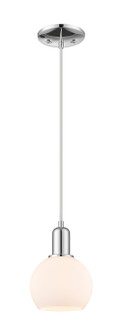 Arcadia One Light Mini Pendant in Polished Chrome (405|716-1P-PC-G121-6)